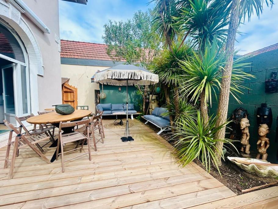 Villa8Pers 3'Piedplage Pleincentre Piscine Parking アルカション エクステリア 写真